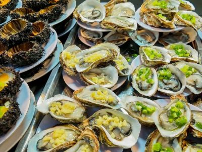 a seafood platter