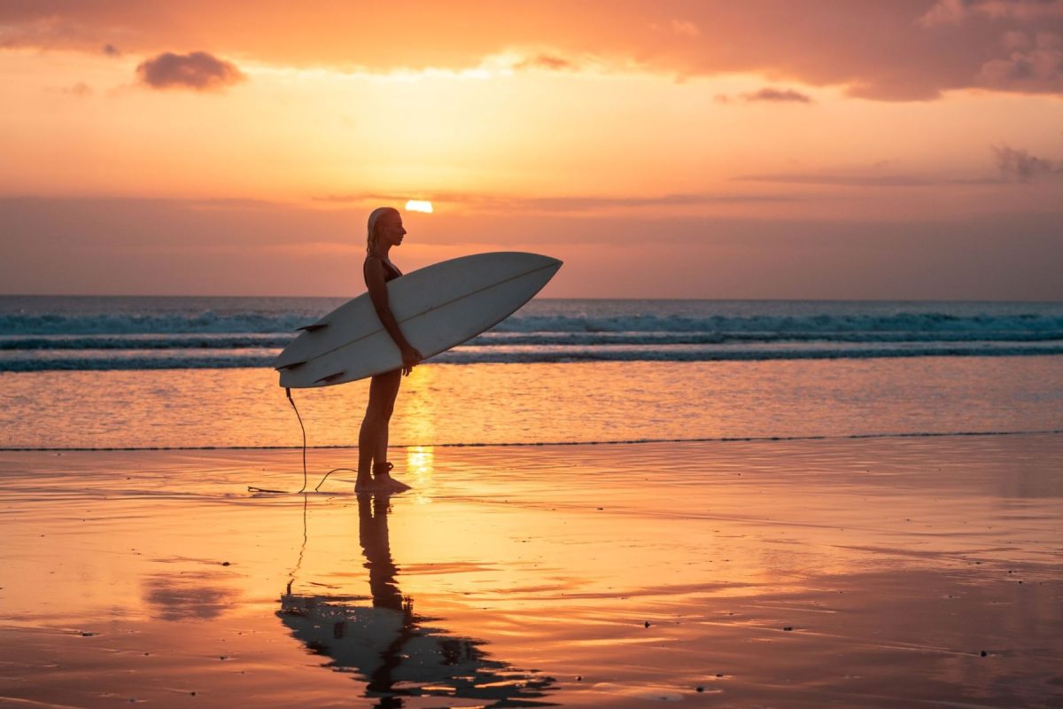 surfing in New Smyrna Beach